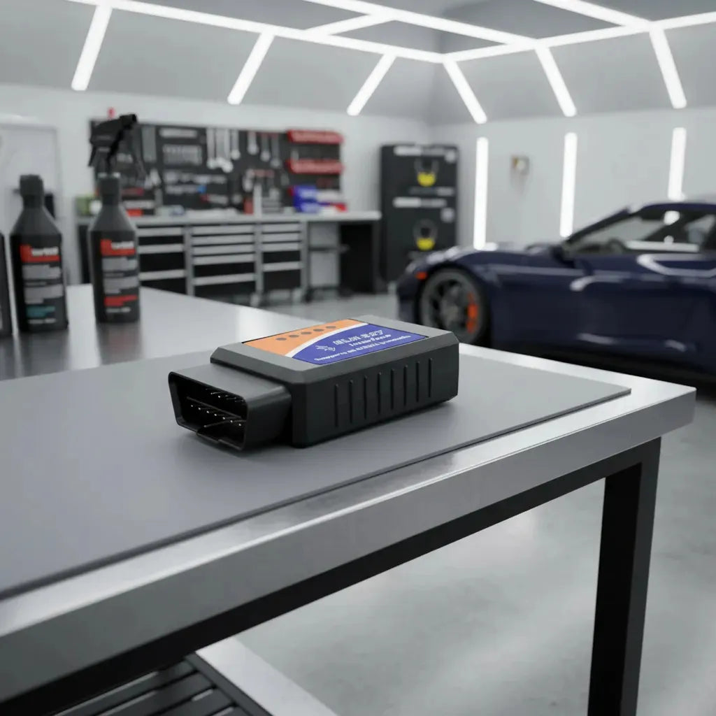 Scanner automotriz OBD II Negro-naranja