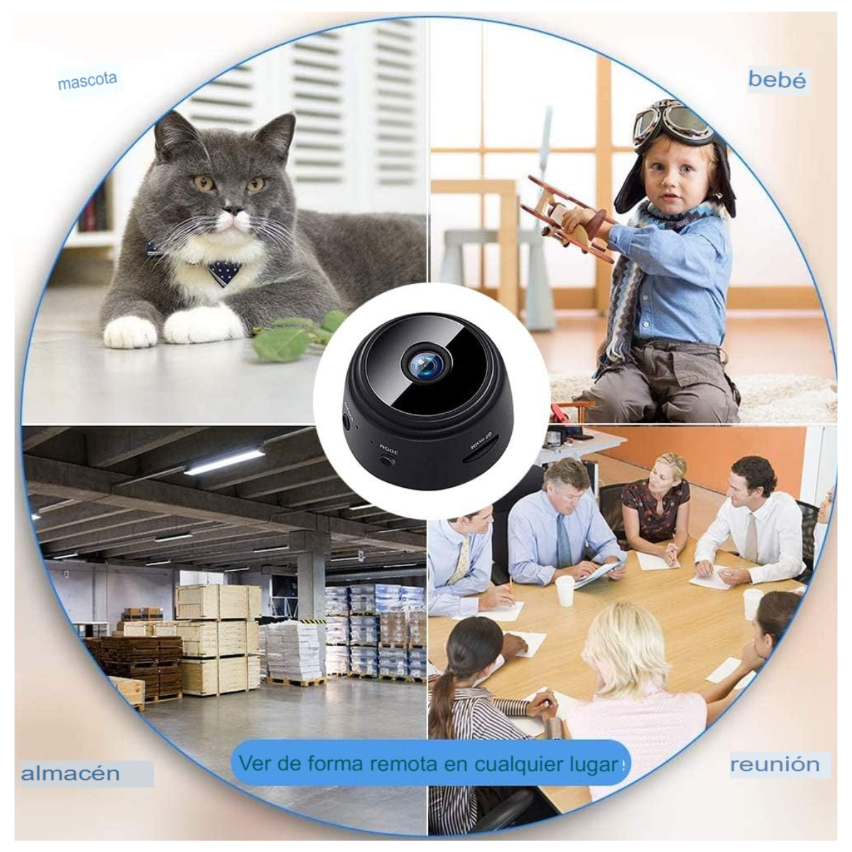 SpyView™ – Mini Cámara Espía HD WiF