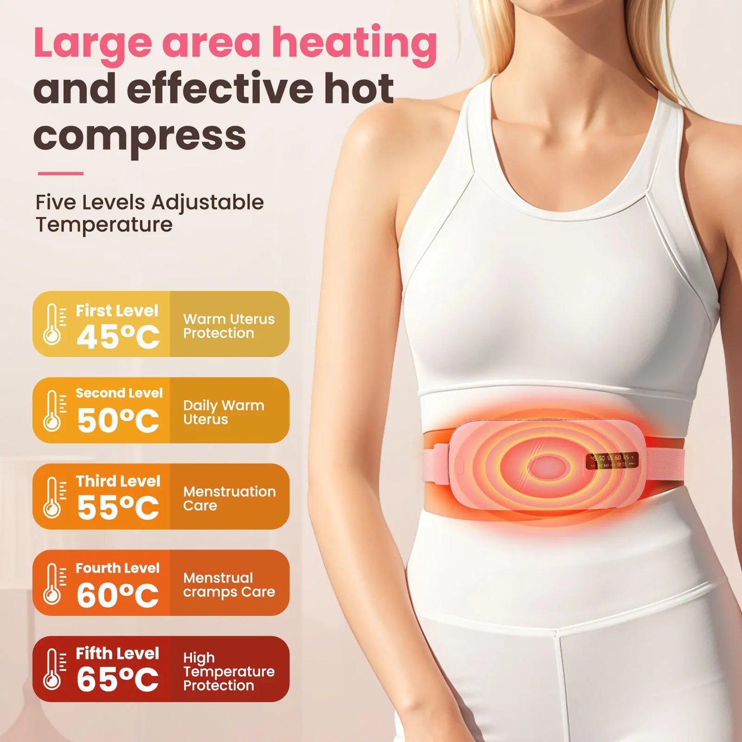 WarmEase™ – Guatero Menstrual Eléctrico