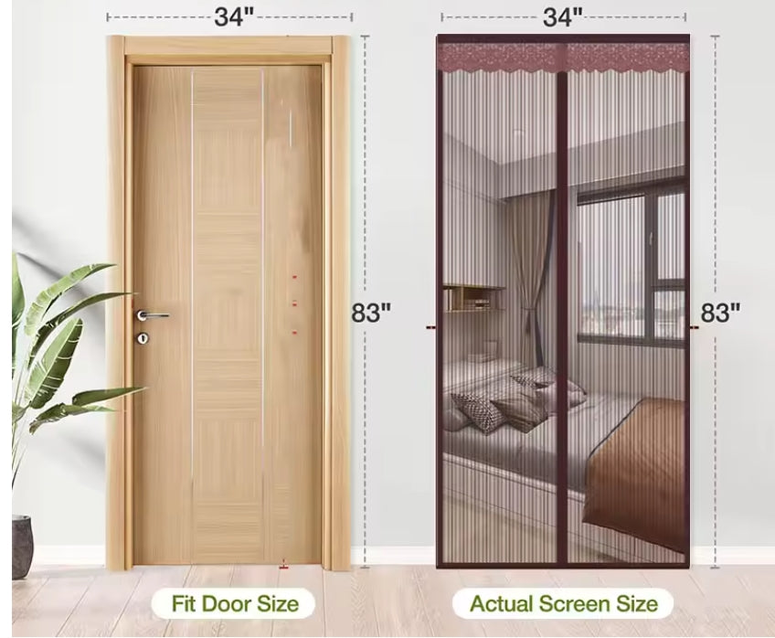 Cortina Malla De Puerta Antimosquitos