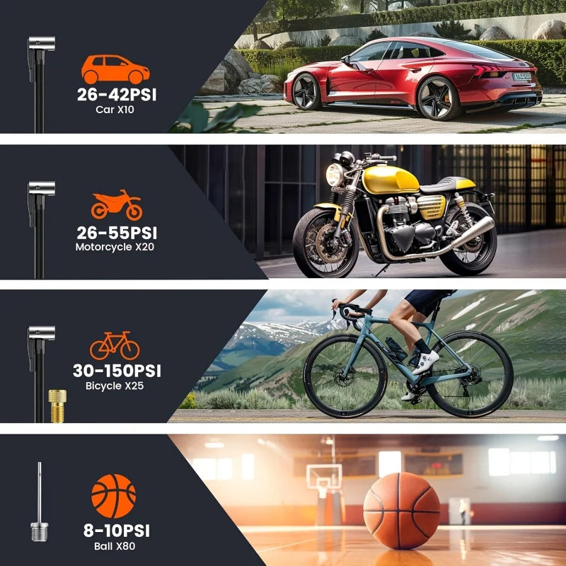 AirPump™ – Inflador Inalámbrico Portátil para Coche