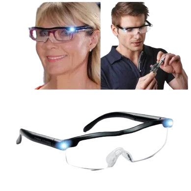 Lentes Con Lupa Y Luz Led