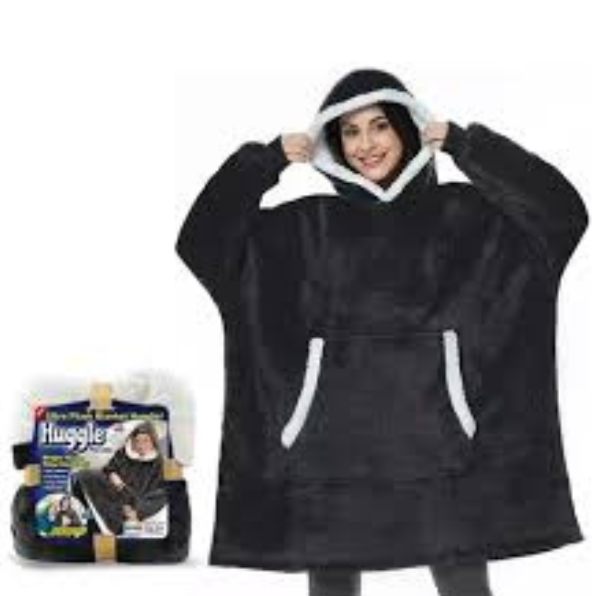 Poleron Con Capucha y Bolsillos