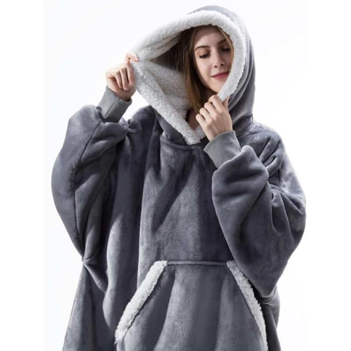 Poleron Con Capucha y Bolsillos