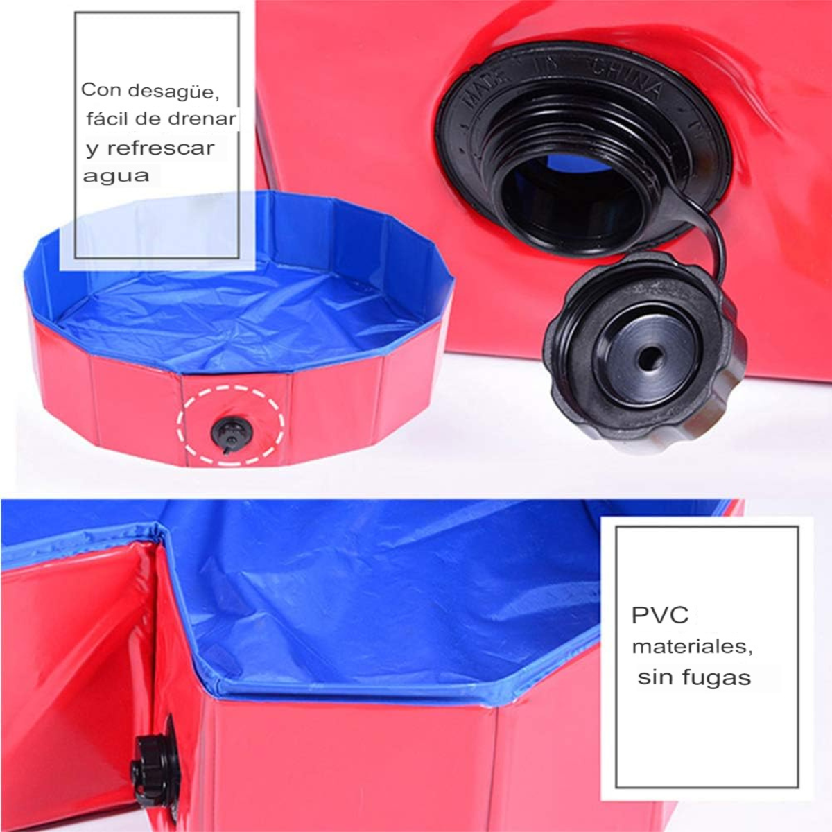 Piscina Resistente Para Perros 80x20 Cm