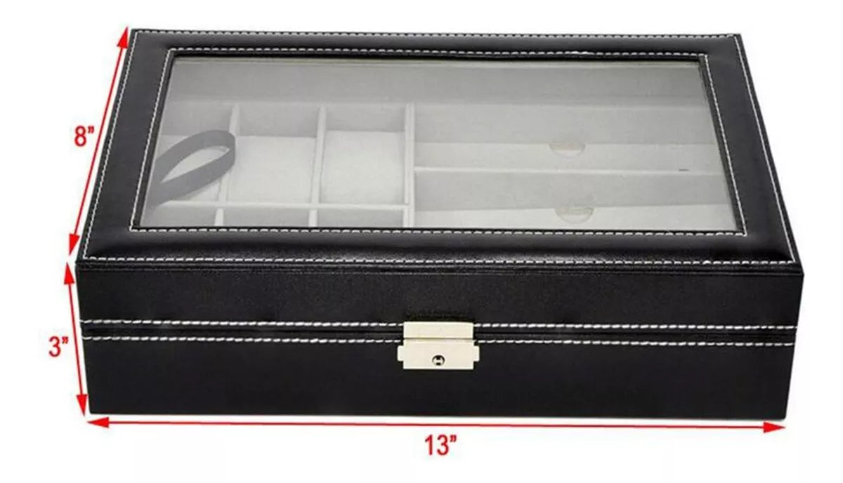 Organizador 6 Relojes 3 Lentes