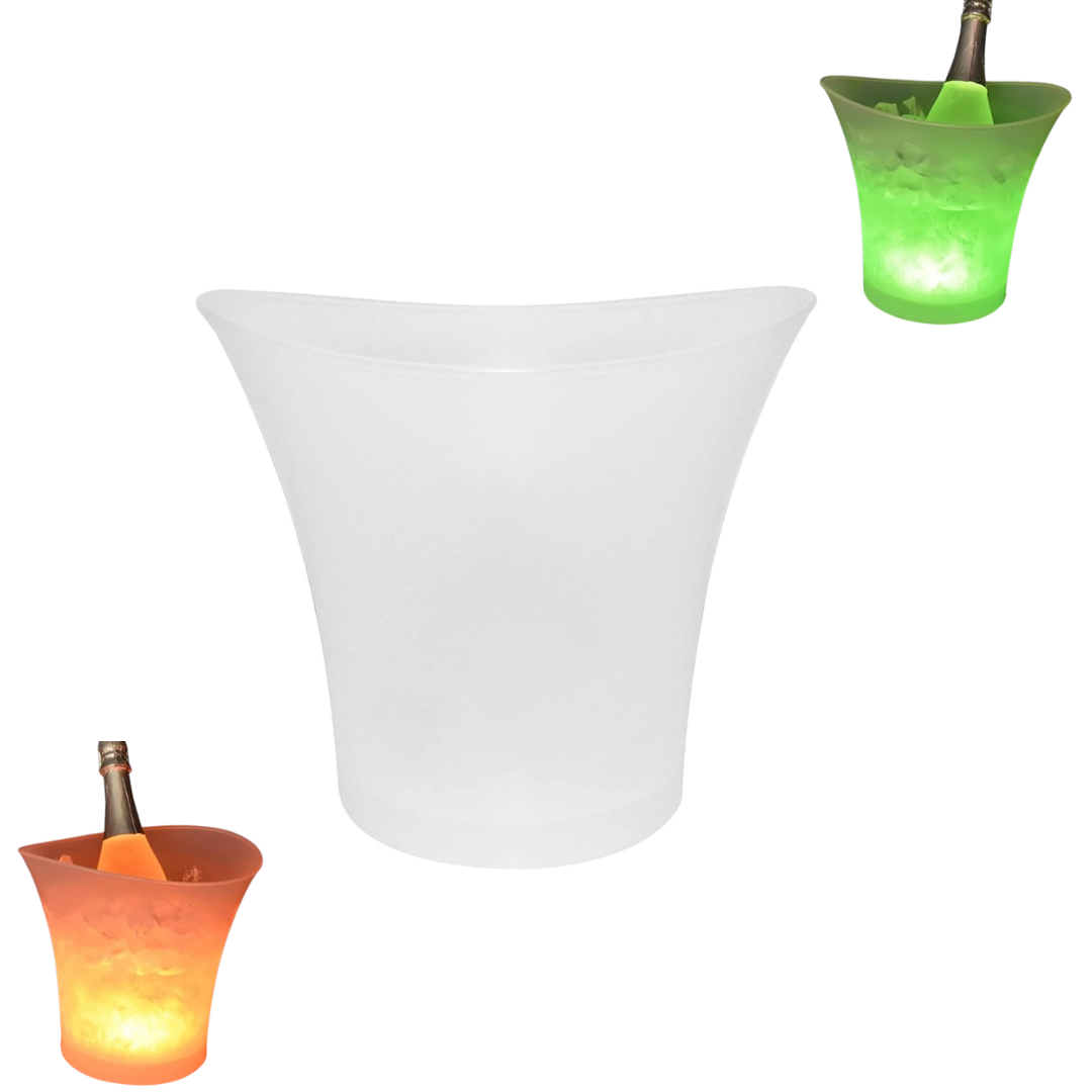 Cubo de Hielo LED Vino-Cerveza