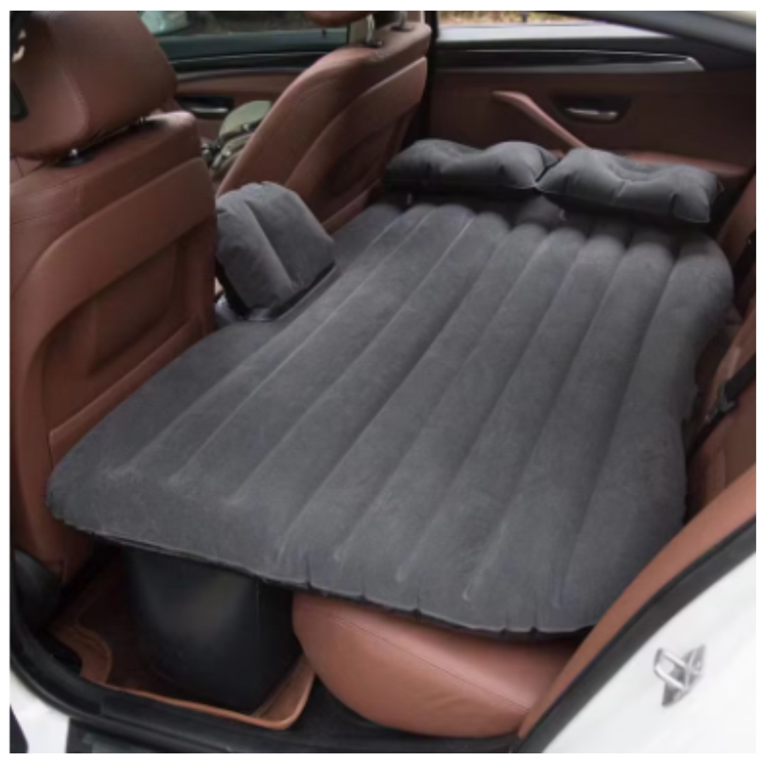 Colchón Inflable+2 Almohadas+Compresor