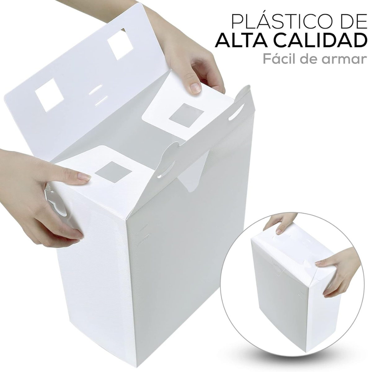 Caja de Zapatos Apilable Plegable
