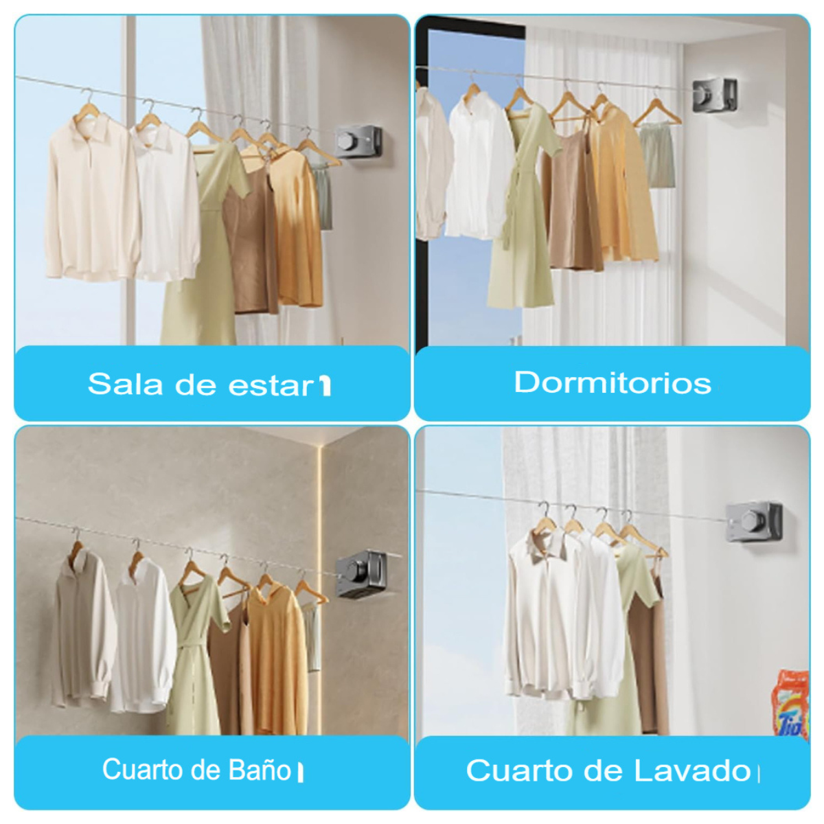 Perchero Plegable Soporte 44 Lbs