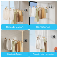 Perchero Plegable Soporte 44 Lbs