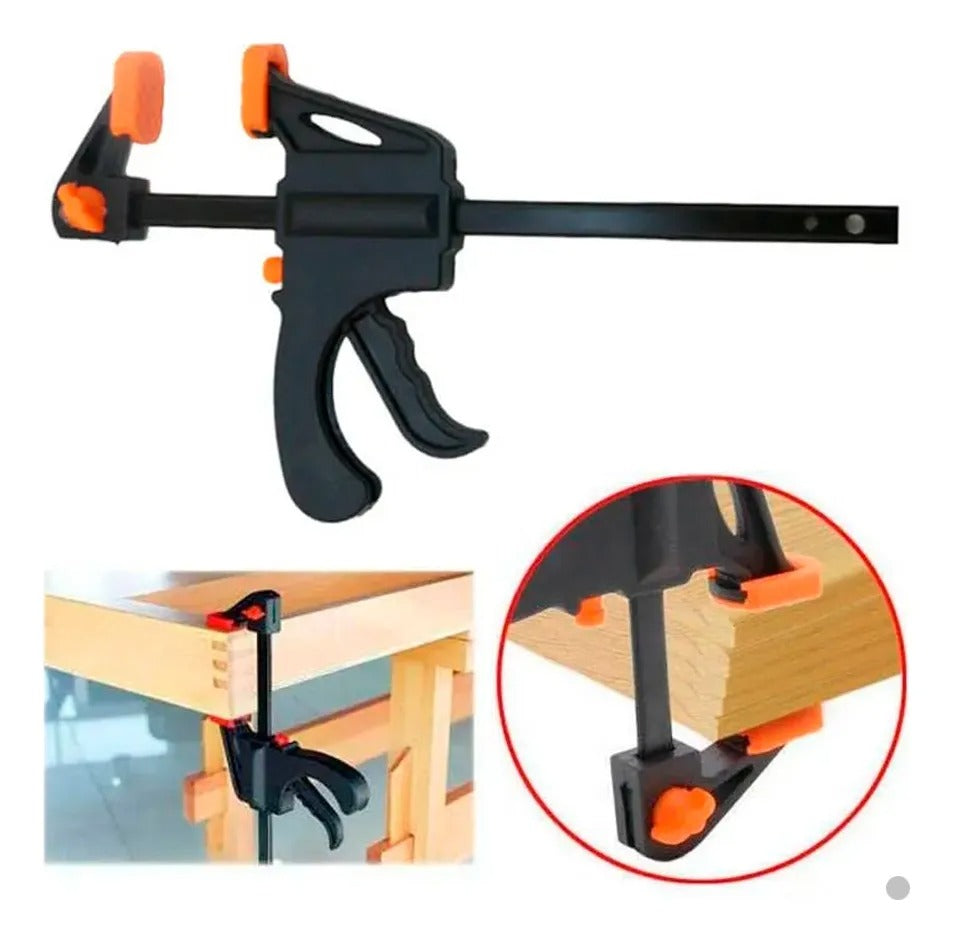 PRENSA RAPIDA PARA MADERA DE 4 PULGADAS