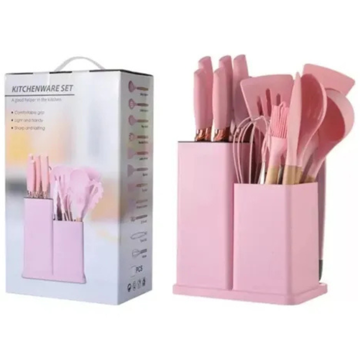 Juego de Silicona 19 Utensilios Cocina