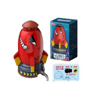 Juguete Cohete Lanza Agua Rojo