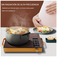Cocina Eléctrica Infrarroja Madera