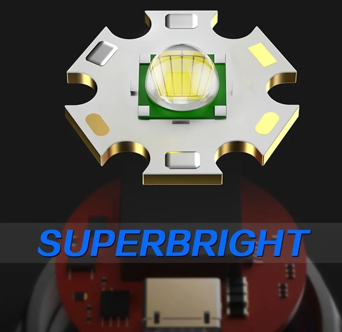 Linterna Led recargable.