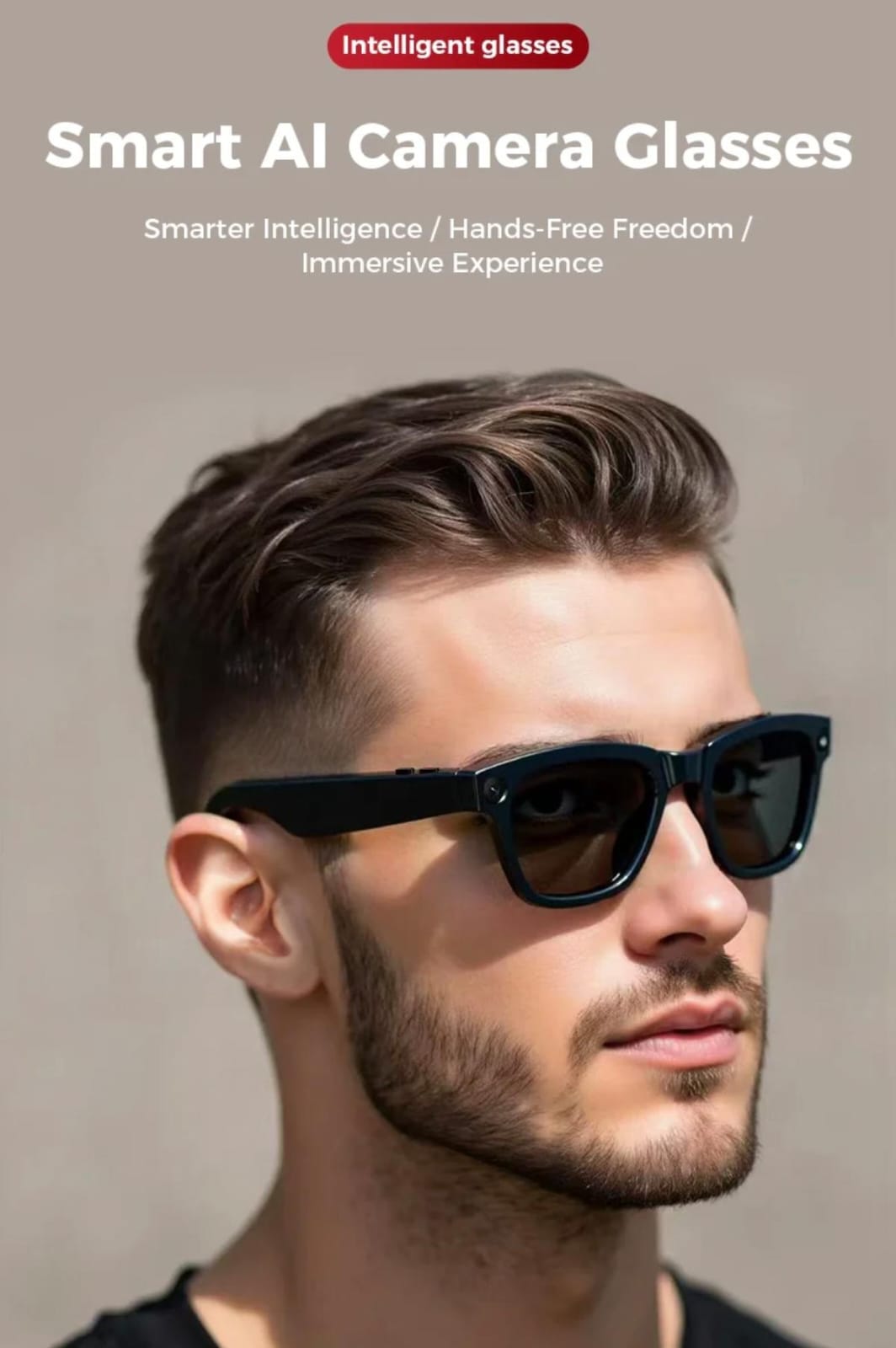 Gafas Inteligentes con cámara y audio AI