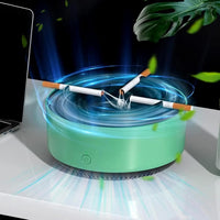 SmokeFree™ – Cenicero Portátil con Purificador de Aire