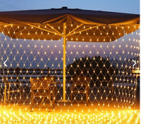 Malla Cortina Con Energia Solar 3x3 M