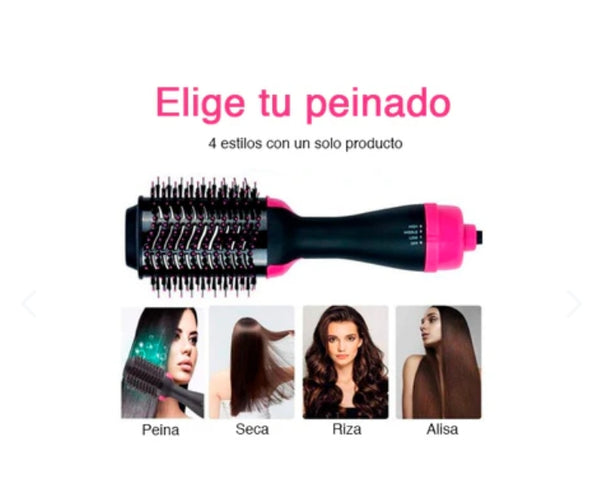 Cepillo Plancha Secador 3 En 1