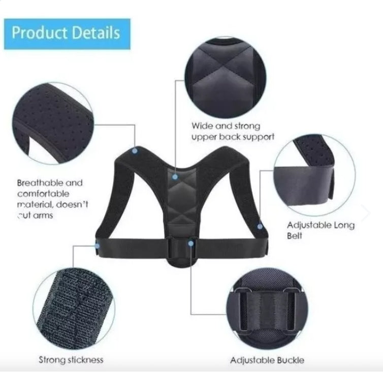 Corrector Postura Unisex Ajustable